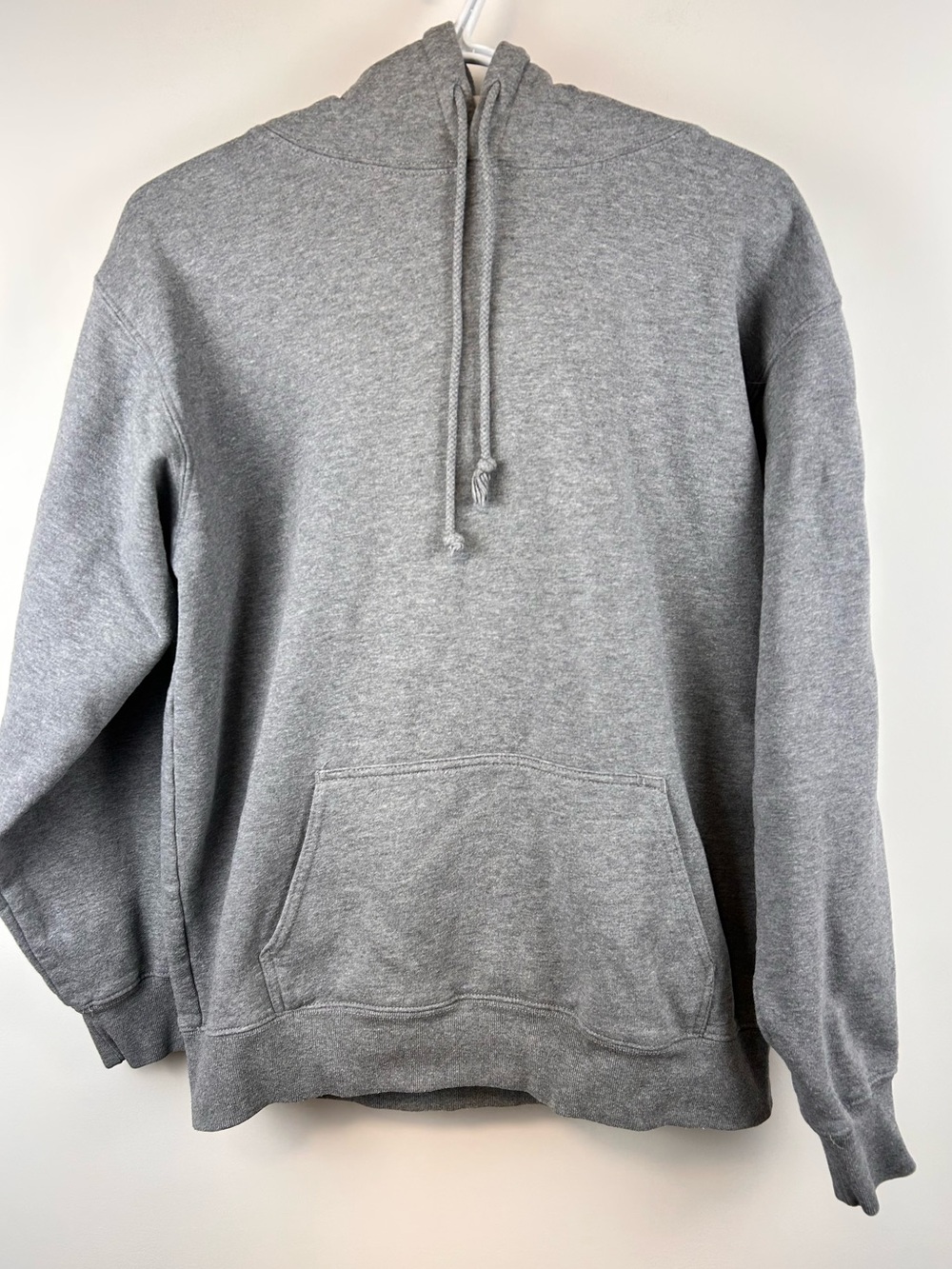 Brandy Melville Grey Pullover Hoodie One Size Oversized Cotton Blend